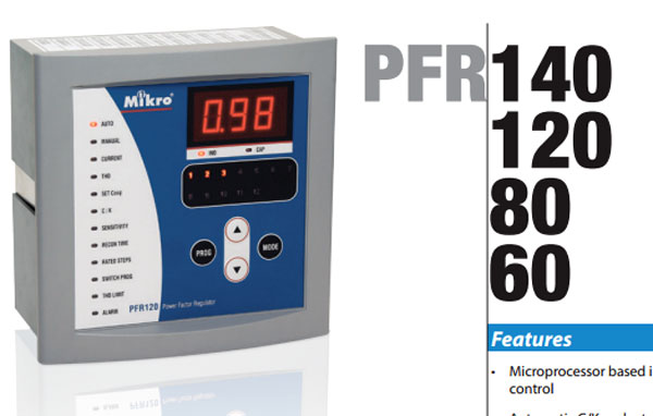 Tính năng riêng của các bộ điều khiển tụ bù Mikro